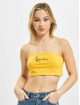 Karl Kani Tops sans manche Small Signature jaune